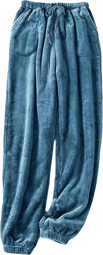 Prim Propers Fleece Pajama Pants Fuzzy Lounge Bottoms Warm Fluffy Sleepwear with Pockets